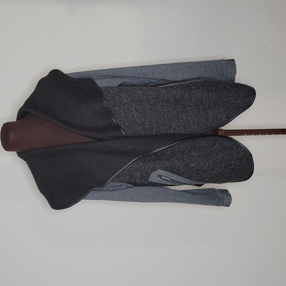 Kut from the Kloth Grey Open Cardigan, Size L